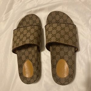 Men's GG canvas slide sandal